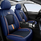 Fundas Asientos Autos Premium en Cuero Legítimo + Juego Cubre Alfombra Premium