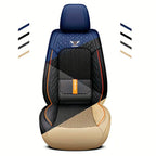 Fundas Asientos Autos Premium en Cuero Legítimo + Juego Cubre Alfombra Premium